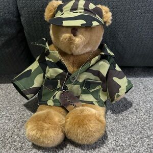 Build-A-Bear Army Camouflage Outfit Teddy Bear